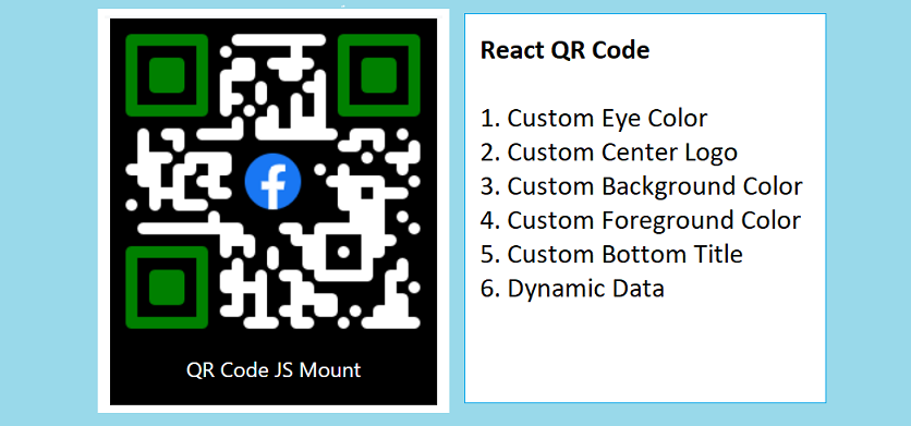Create Custom QR Code Component using QR Code Styling in React JS - JS